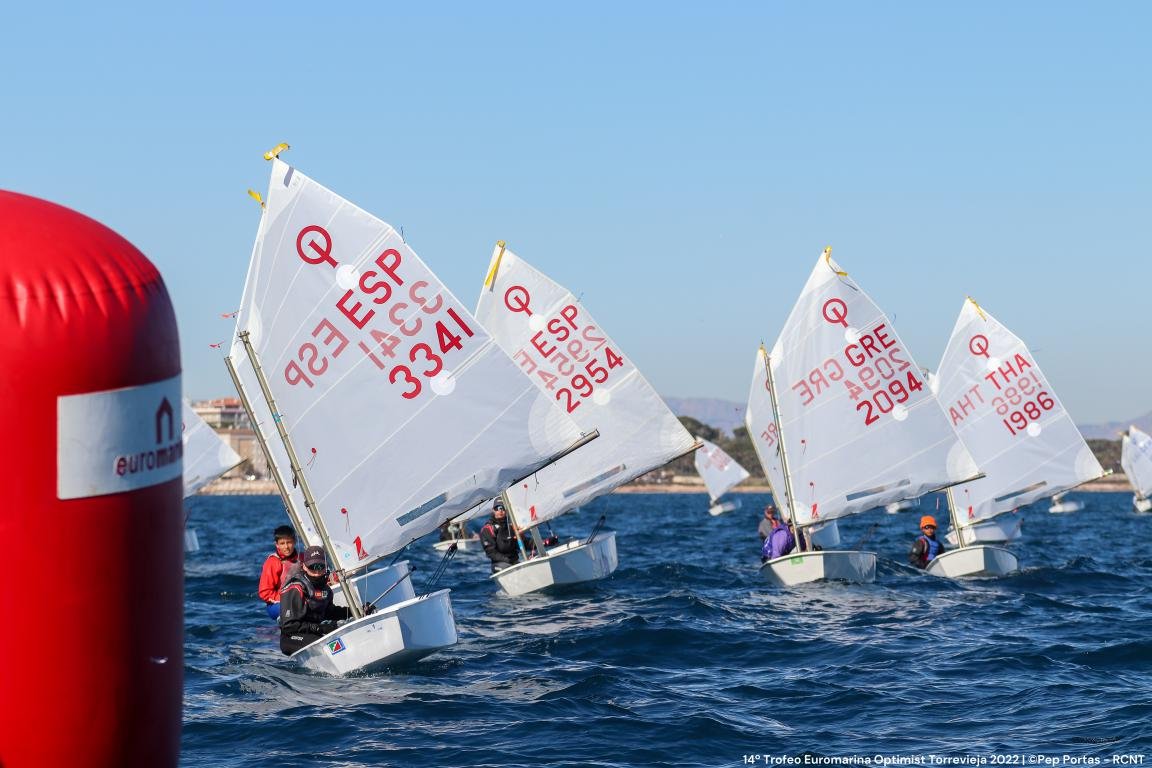 Trofeo Euromarina, Optimist, Torrevieja, vela, deporte náutico